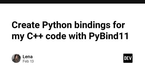 Image result for Python C++ Binding