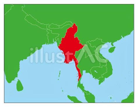 Myanmar Map イラスト に対する画像結果