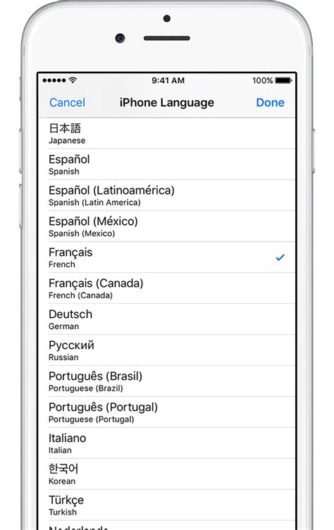 iPhone Select Language に対する画像結果