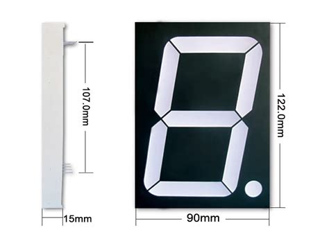 Toradh íomhá ar Large 7-Segment Display