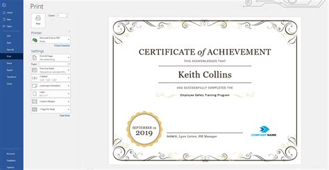 Image result for How to Make Certificate in MS Word