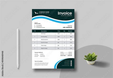 Image result for Invoice System Layout Templates