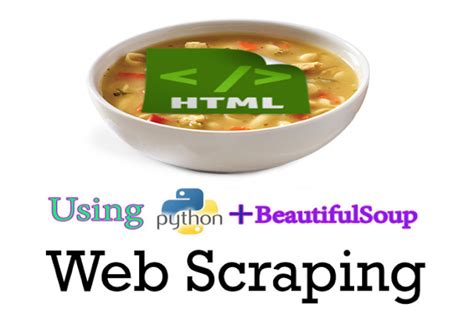 Image result for Web Scraping Python BeautifulSoup