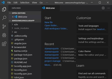 Image result for How to Use Angular in Visual Studio Code