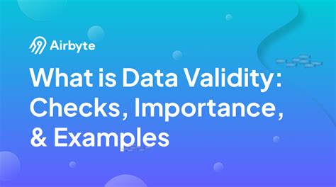 Image result for Example Validity Checks