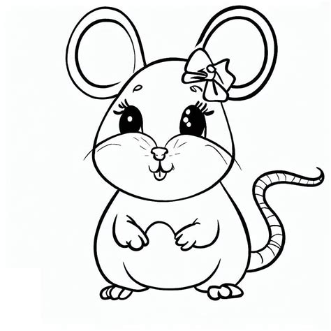 Image result for Library Mouse Coloring Page