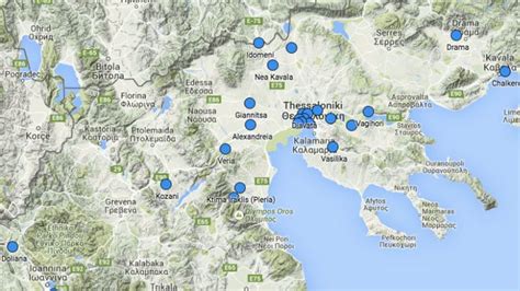Afbeeldingsresultaten voor Refugees Camp in Greece Map