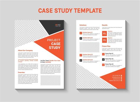 Toradh íomhá ar Case Study Template Design