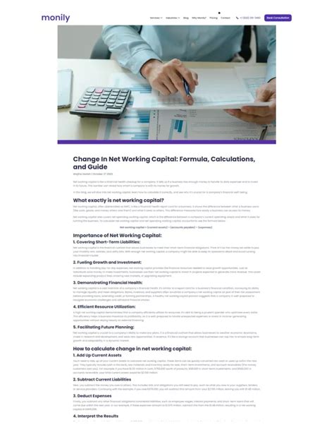 Image result for Formula Net Working Capital