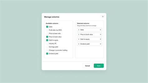 Résultat d’images pour Add Column User Interface