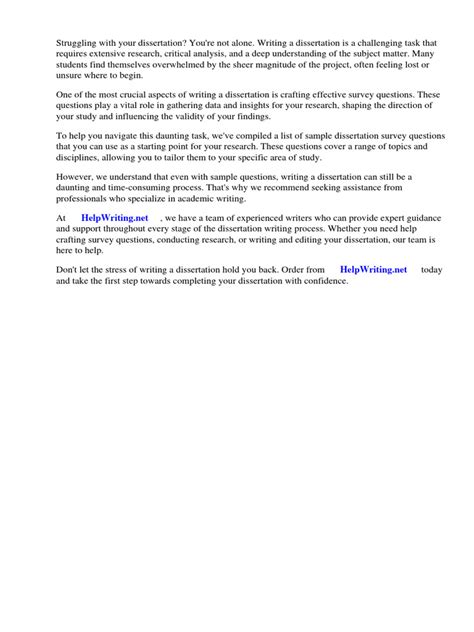 Examples of Dissertation Questions に対する画像結果