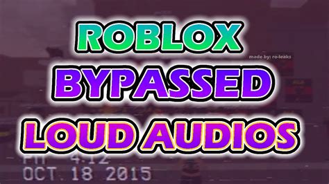 Image result for Roblox Audio Bypassed