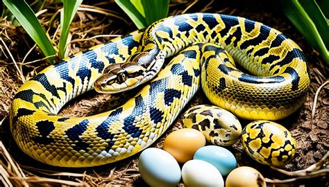 Image result for Yellow Python Eggs