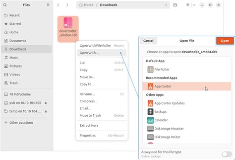 Toradh íomhá ar ODBC Linux