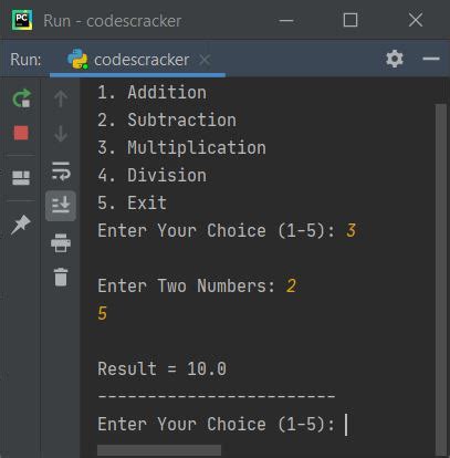 Toradh íomhá ar Calculator Programming Python