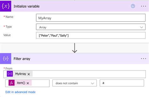 Image result for Compare within Array in Power Automate