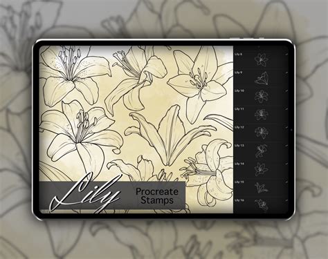 Image result for Lily Pad Procreate Brush