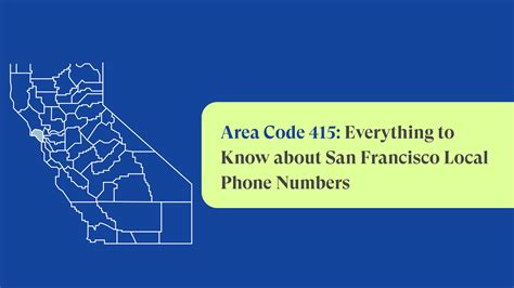 Toradh íomhá ar Area Code 415 California