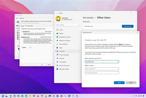 Toradh íomhá ar Create Separate Windows User Account