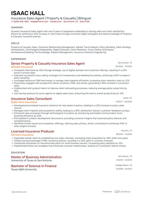 Image result for Insurance Sales Agent Resume Examples