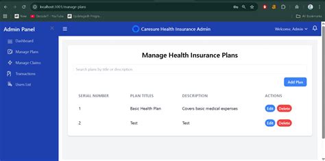 Toradh íomhá ar Insurance Management System Homepage