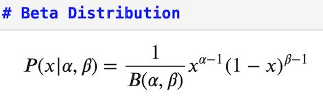 Image result for Log Likelihood of Beta Distribution