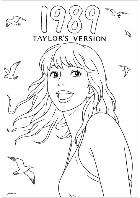 Image result for Coloring Pages Beautiful Singer