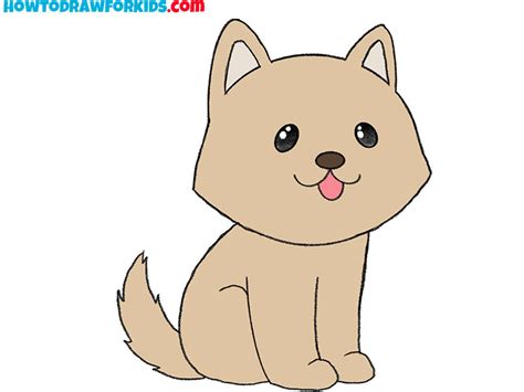 Image result for How to Draw Dog Sitting Down Tutorial