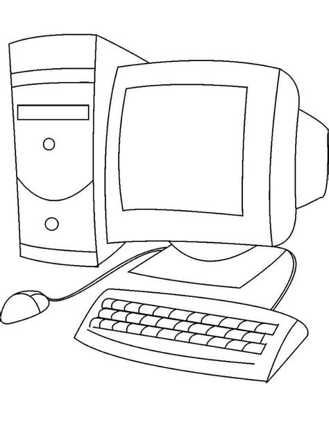 Image result for Printable Computer Colouring PAE