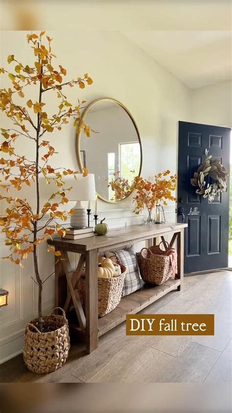 Image result for DIY Fall Tabletop Tree