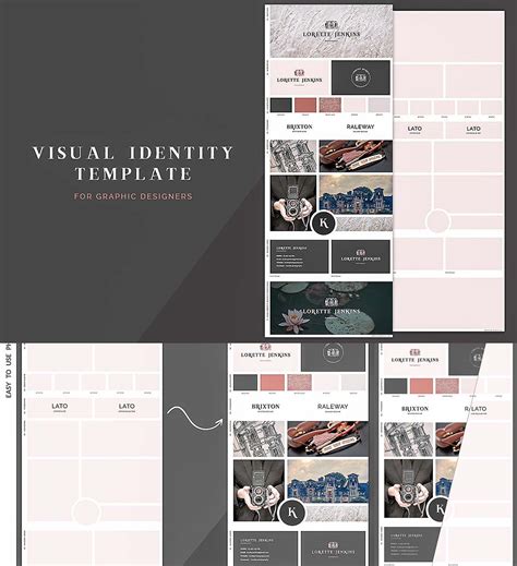 Image result for Viusal Identity Basic System Template