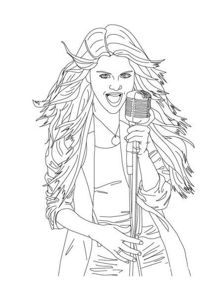 Afbeeldingsresultaten voor Coloring Pages Beautiful Singer