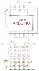 Toradh íomhá ar TLC5940 Arduino Library