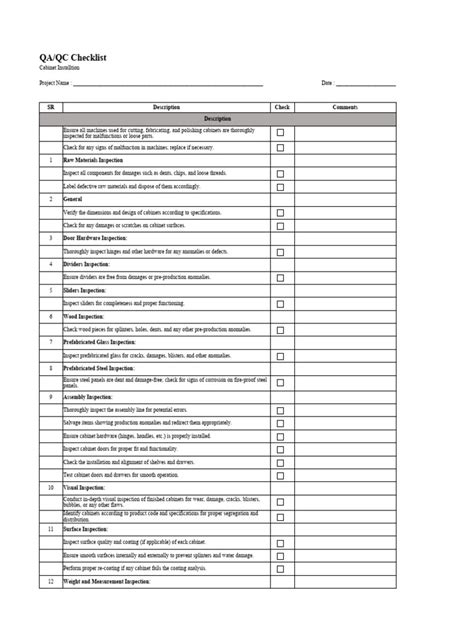Image result for QA Testing Checklist Template