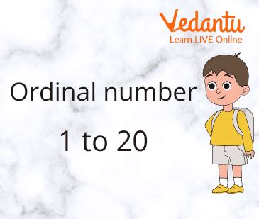 Toradh íomhá ar Ordinal Numbers Sample
