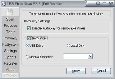 Toradh íomhá ar Pen Drive Antivirus