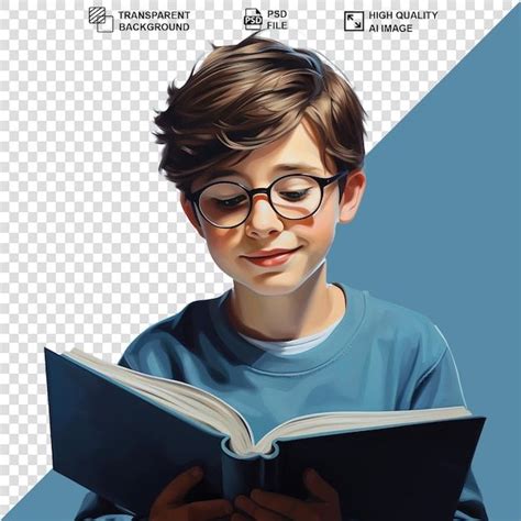 Toradh íomhá ar Animated Boy Reading Python
