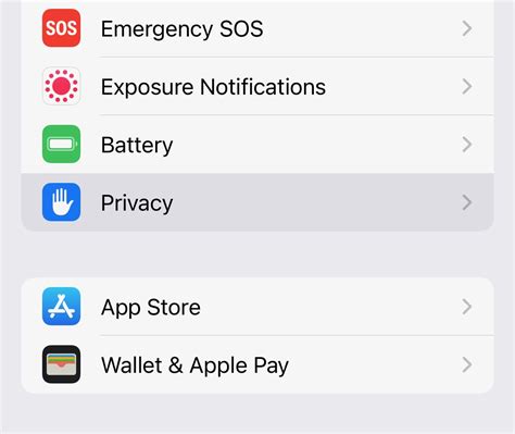 iOS Permissions List UI కోసం చిత్ర ఫలితం