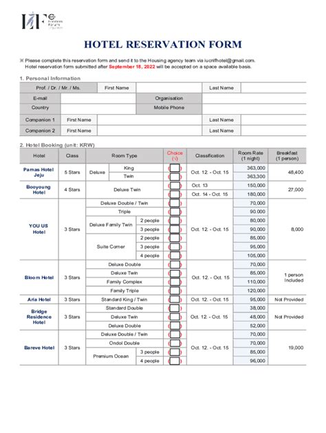 Hotel Reservation Form に対する画像結果