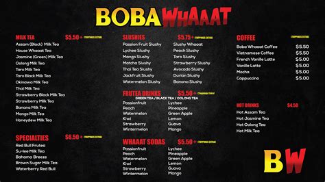 Toradh íomhá ar Tamplete Menu Boba