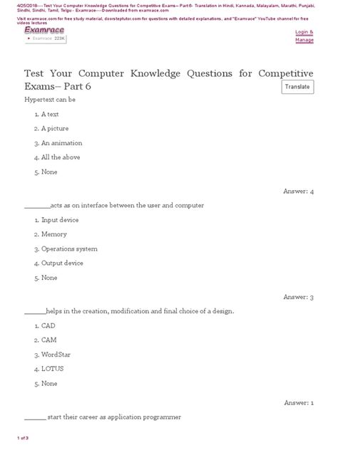 Image result for Computer Knowledge Pick