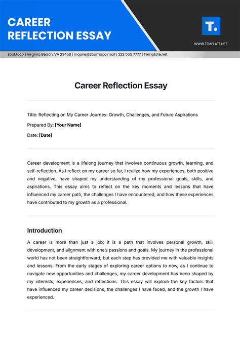 Toradh íomhá ar Reflection Paper Design Templates About Computer