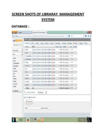 Screen of a Database Library に対する画像結果