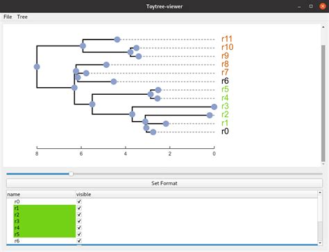 Python Qt TreeView に対する画像結果