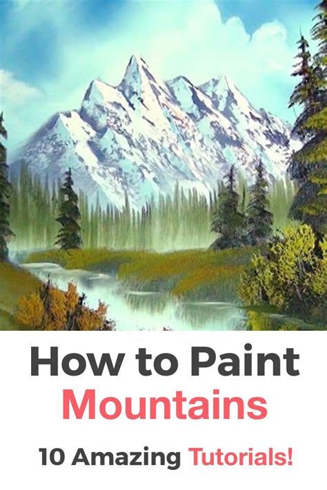 Image result for How to Easily Paint Mountains