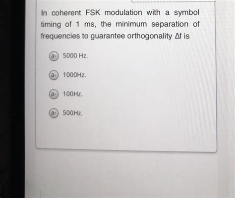 Coherent FSK Modulation に対する画像結果