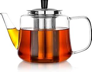 Image result for Tempered Glass Teapot with Infuser