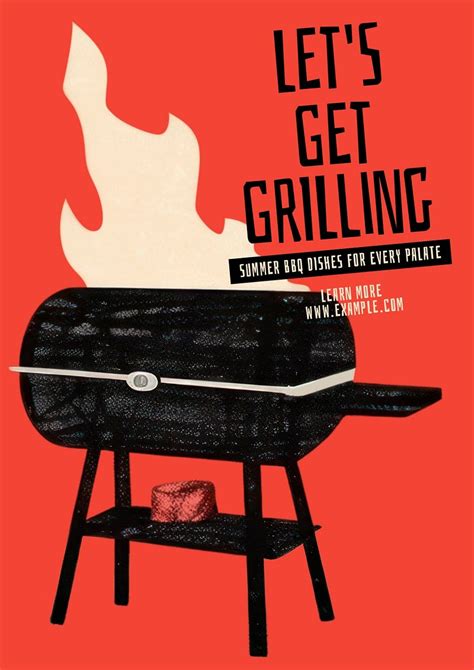 Image result for Spring BBQ Poster Template