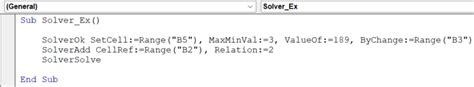 Image result for VBA Solver Function