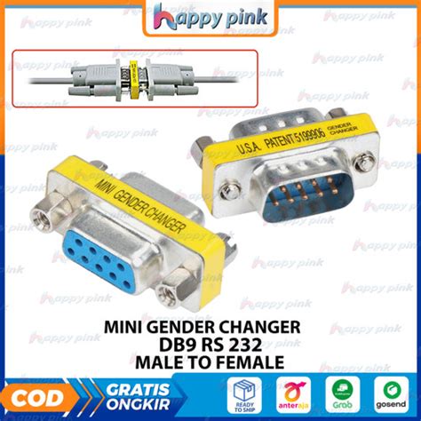 Toradh íomhá ar DB9 Konektor Gender Changer